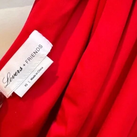 Lovers and Friends red jumpsuit size XS - Picture 4 of 6